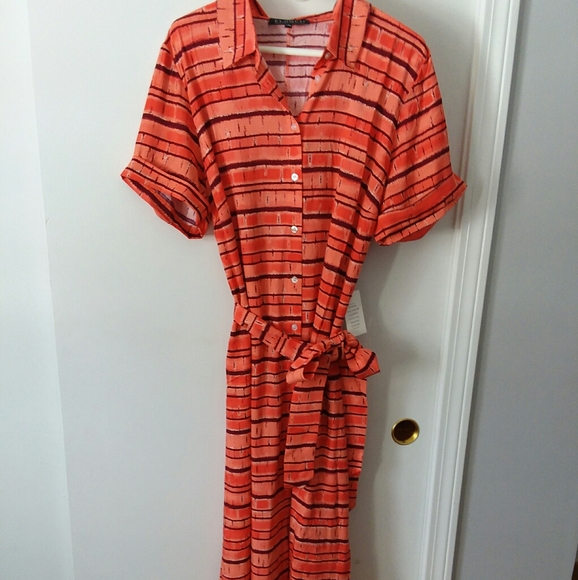 Eloquii Dresses & Skirts - Eloquii Tie Front Maxi Dress